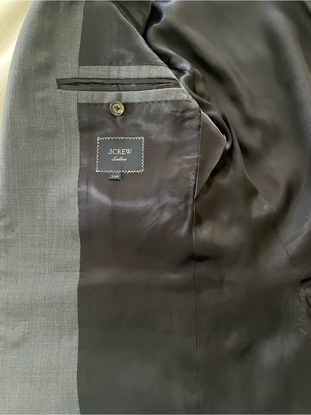 JCrew Jacket, 36R WORN ONCE - Picture 10 of 12